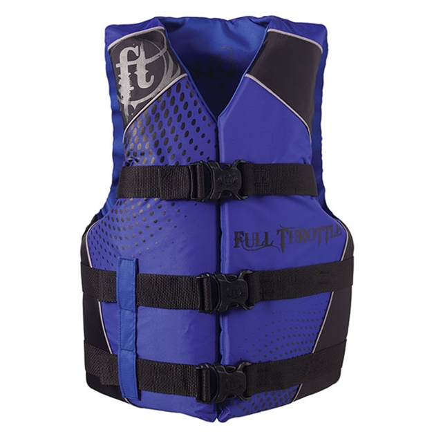 Picture of Full Throttle Vest Teen Nyl Wrt Blu/Blk