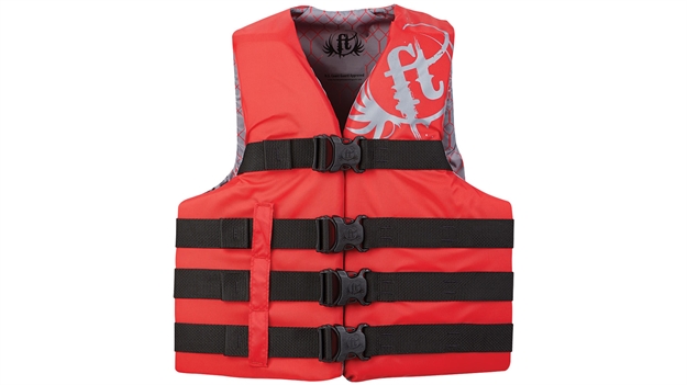 Picture of Full Throttle Vest Teen Nyl Wrt Red