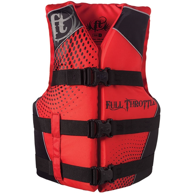 Picture of Full Throttle Vest Teen Nyl Wrt Red/Blk