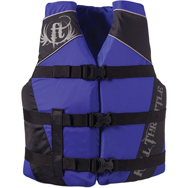 Picture of Full Throttle Vest Yth Nyl Wtr Bl/Blk