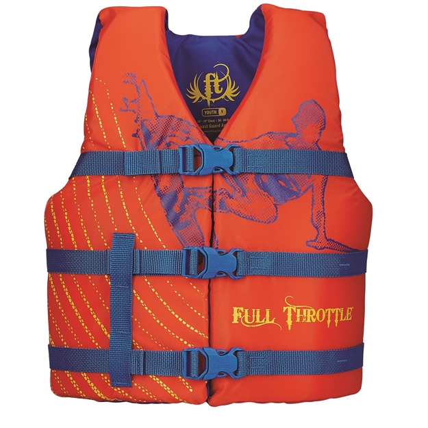 Picture of Full Throttle Vest Yth Orange