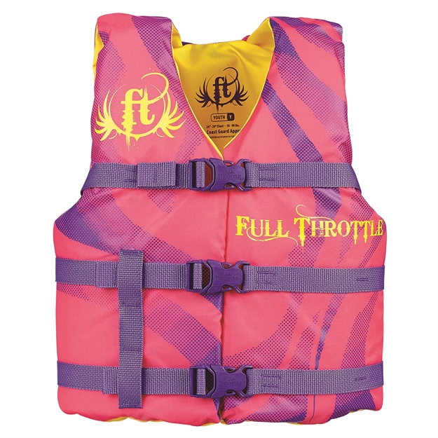 Picture of Full Throttle Vest Yth Pink