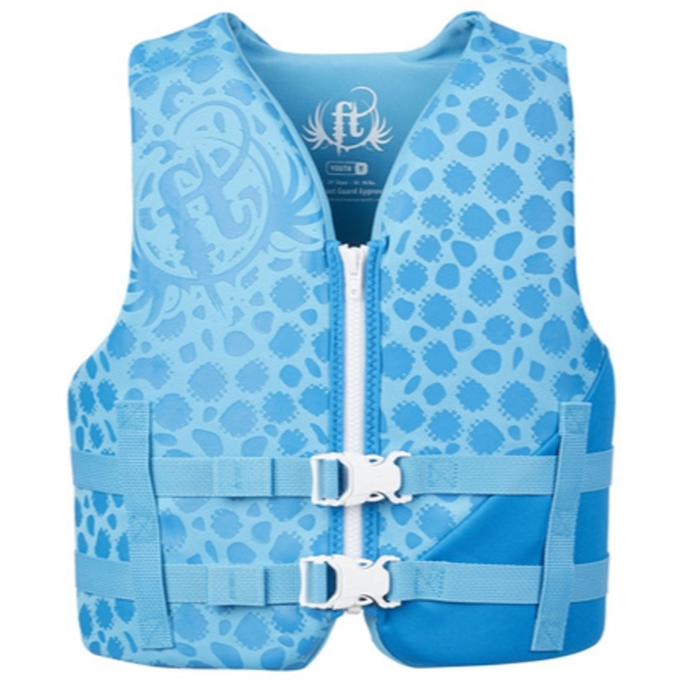 Picture of Full Throttle Vest Yth Rapid Dry Blu