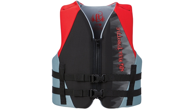 Picture of Full Throttle Vest Yth Rapid Dry Red