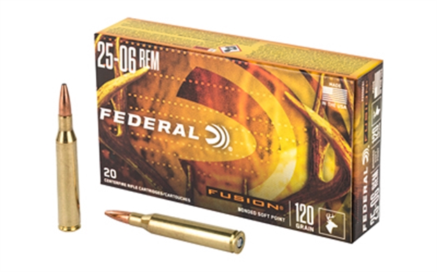 Picture of Federal Rifle Ammo 25-06 Rem, 120 Grains, 2980 Fps, 20, Boxed 029465098599 -