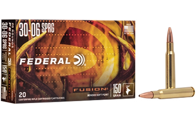 Picture of  Federal F3006fs1 Fusion  30-06 Springfield 150 GR Fusion Soft Point 20 Per Box/ 10 CS
