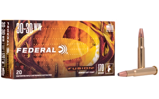 Picture of Federal F3030fs2 Fusion  30-30Win 170Gr Bonded Soft Point 20 Per Box/10 Case 029465097936