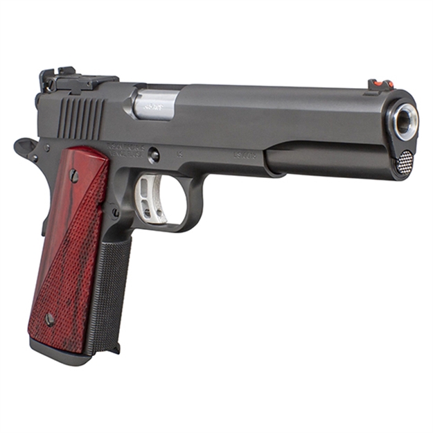 Picture of Fusion Firearms Longslide,  Semi-Auto Pistol, 45 Acp, 6" Bbl, Black, Wood Grips, 8+1 Rnd, Adjustable Bomar Sights 1911-LS-Base-45 751499422209