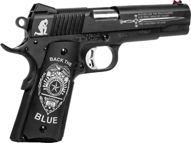 Picture of Fusion Firearms 1911 Reaction Police 9Mm 5" 9Rnd Black/Black Grips 1911RPOLICE9 655479238371