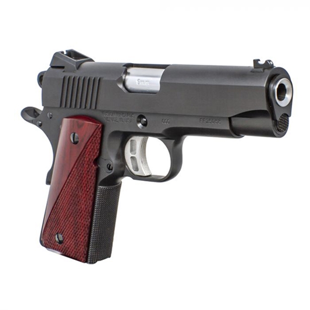 Picture of Fusion Firearms 1911Cco45 Freedom Cco Carry 45 Acp 7+1 4.25" Chrome-Lined Steel Barrel Black Oxide Serrated Slide Black Oxide Steel Frame W/Beavertail Red Cocobolo Grips Right Hand 1911-CCO-45