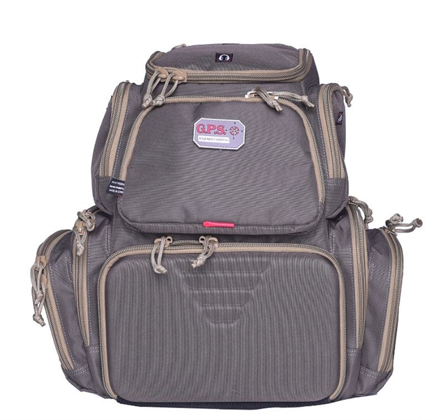 Picture of Gps Bags 1711Bpg Handgunner Backpack Gray Holds 4 Handguns GPS-1711BPG 819763012027
