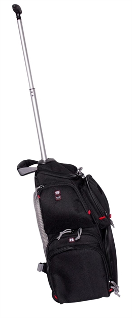 Picture of Gps Bags 1711Robp Handgunner Rolling Backpack Black 600D Polyester Holds 4 Handguns GPS-1711ROBP