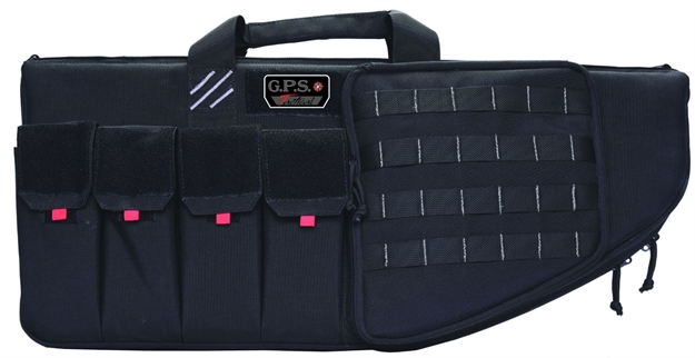 Picture of Gps Bags T32arb Tactical AR Case 32" Black 1000D Nylon With Mag & Storage Pockets, Lockable Zippers, External Handgun Pocket & Dupont Teflon Coating GPS-T32ARB 819763012317
