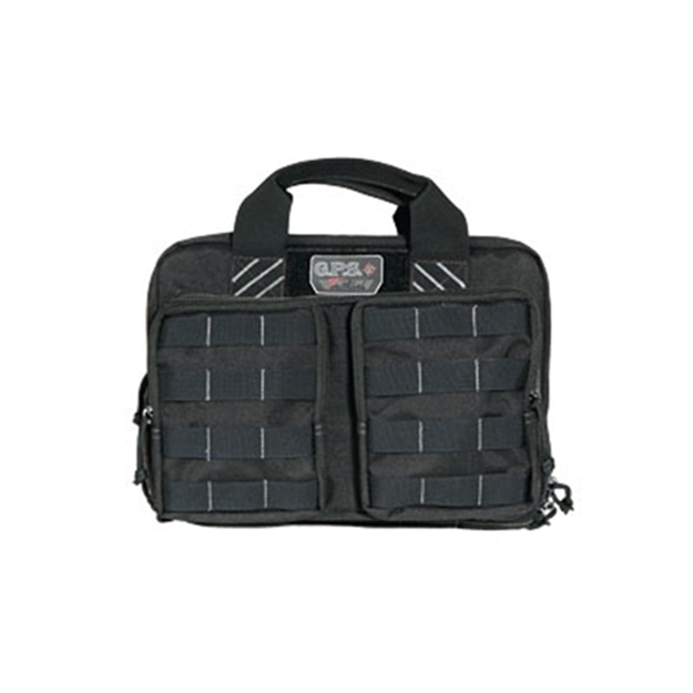 Picture of Gps Bags T1311pcb Tactical Quad +2 Black 1000D Polyester With Ykk Lockable Zippers, 8 Mag Pockets, 2  Ammo Front Pockets, Visual ID Storage System & Holds UP TO 6 Handguns GPS-T1311PCB 819763010092
