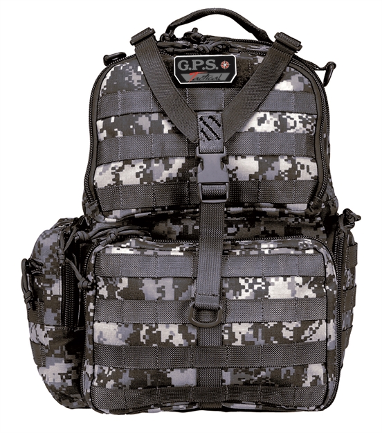 Picture of Gps Bags T1612bpg Tactical Backpack Gray Digital 1000D Nylon 3 Handguns GPS-T1612BPGDC 819763011839
