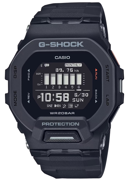 Picture of  G-Shock/Vlc Distribution Gbd2001 G-Shock Tactical Black Stainless Steel Bezel 145-215Mm