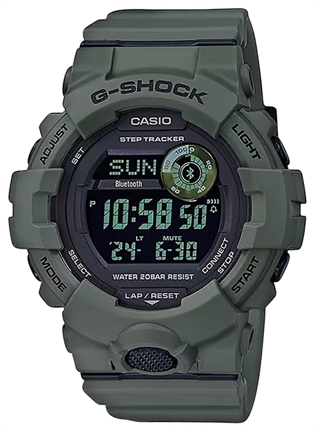 Picture of  G-Shock/Vlc Distribution Gbd800uc3 G-Shock Tactical Move Power Trainer Fitness Tracker Green