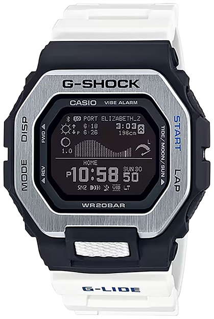 Picture of  G-Shock/Vlc Distribution Gbx1007cr G-Shock Tactical Black/White Stainless Steel Bezel 889232269436