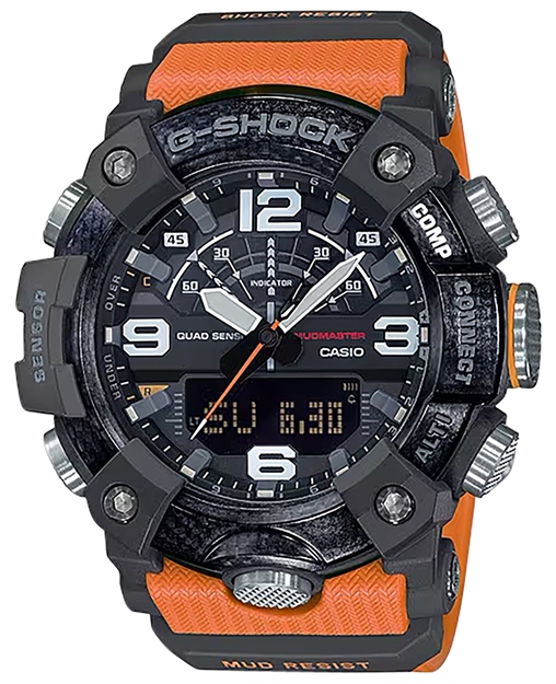 Picture of  G-Shock/Vlc Distribution Ggb1001a9 G-Shock Tactical Mudmaster Keep Time Orange/Black Size 145-215Mm Features Digital Compass 889232235431