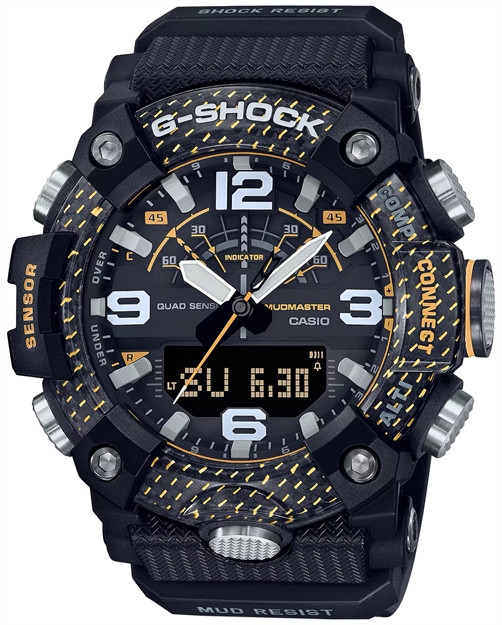 Picture of  G-Shock/Vlc Distribution Ggb100y1 G-Shock Tactical Mudmaster Keep Time Black/Yellow Size 145-215Mm Features Digital Compass