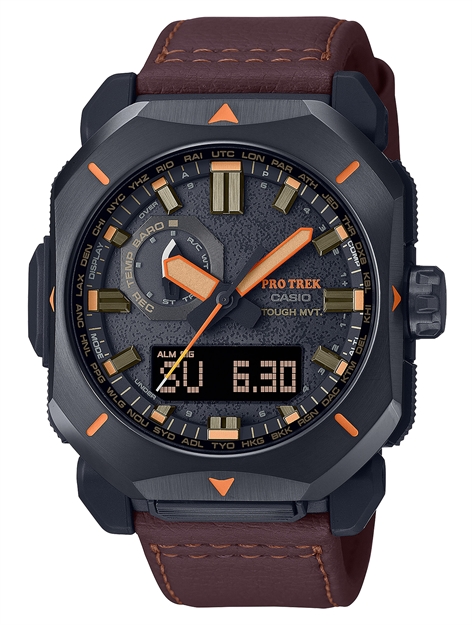 Picture of  G-Shock/Vlc Distribution Prw6900yl5 Casio Pro Trek Black/Brown Size 145-215Mm Features Digital Compass