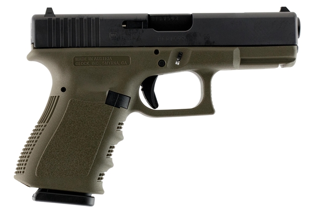 Picture of Glock 19 9Mm Pst 15Rd FS OD Grn