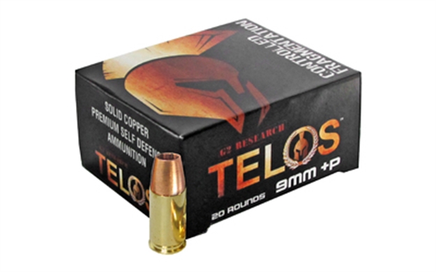 Picture of  G2 Research G00619 Telos  9Mmluger+P 92Gr Fracturing Copper Hollow Point 20 Per Box/25 Case 851412006193