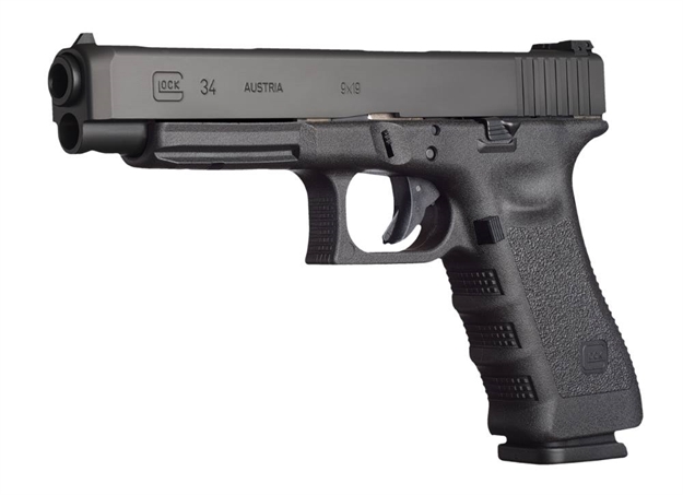 Picture of Glock G34 Standard Semi Auto Pistol 9Mm, 5.3 In, Poly Grp, 17+1 Rnd, Longslide Blk Frame PI3430103