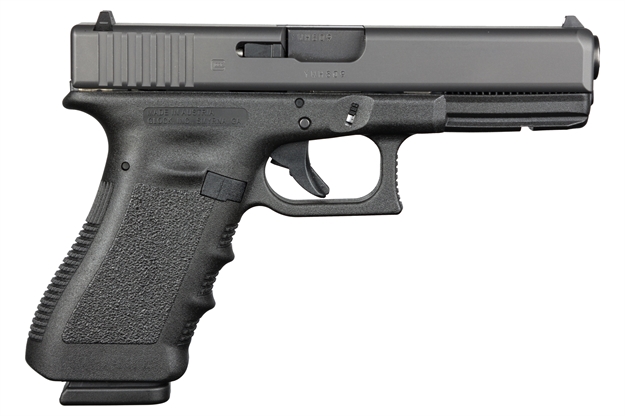 Picture of Glock G37 Standard Semi Auto Pistol 45 Gap, 4.5 In, Poly Grp, 10+1 Rnd, 2 Mags, Fixed, Full SZ Blk Frame PI3750201