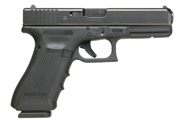 Picture of Glock G37 Gen4 Semi Auto Pistol 45 Gap, 4.5 In, Poly Grp, 10+1 Rnd, Fixed, Full SZ Blk Frame PG3750201 764503682018
