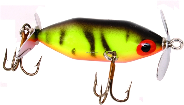 Picture of Gaines Crippled Killer Baby Topwater Lure, 2", 1/8 Oz, Firetiger, Floating