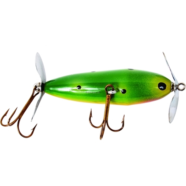 Picture of Gaines Crippled Killer Big Topwater Lure, 3 1/2", 1/2 Oz, Deep Green Frog, Floating