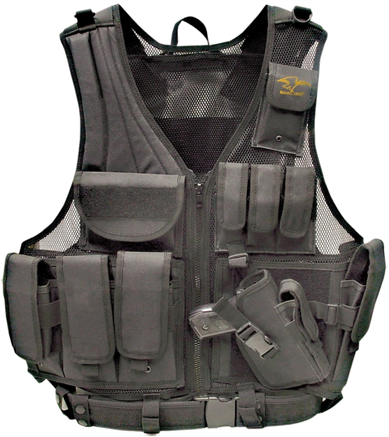 Picture of Galati Gear Black Deluxe Tactical Vest - Standard