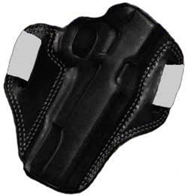 Picture of  Galco Cm308b Combat Master  Owb Black Leather Belt Slide Fits S&W Governor Right Hand
