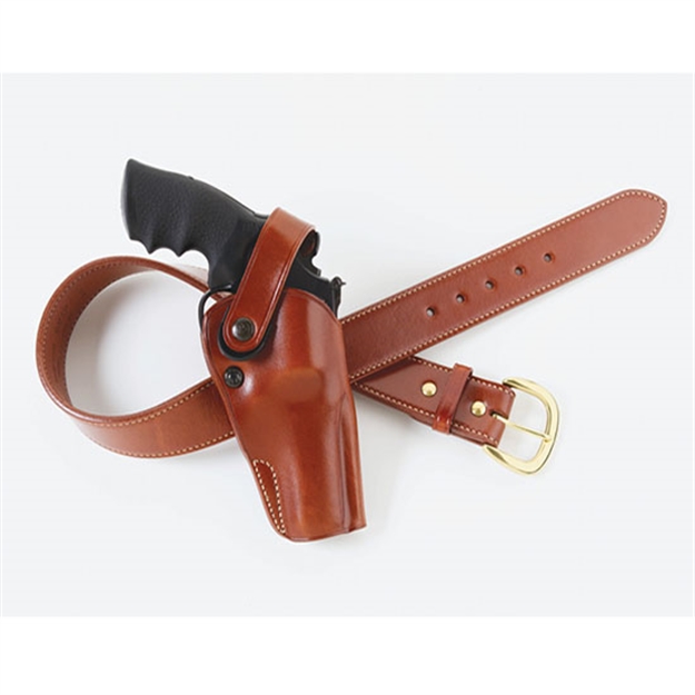 Picture of  Galco Dao194 Dao  Owb Tan Leather Belt Slide Fits Ruger Redhawk Right Hand