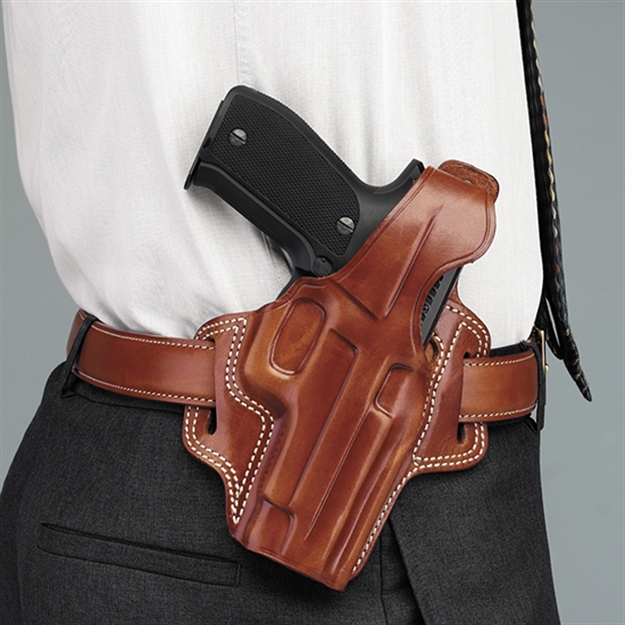 Picture of Galco Fletch High Ride Belt Holster LH Leather 1911 5" Blk