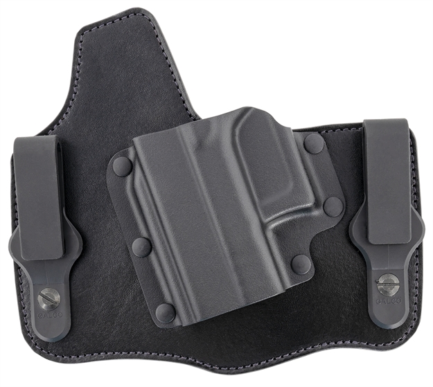 Picture of  Galco Kt801rb Kingtuk Deluxe Iwb Black Kydex/Leather Compatible W/Glock 43/43X/Springfield Hellcat Pro Uniclip Mount Left Hand 601299019904