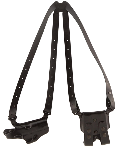 Picture of  Galco Mc820b Miami Classic Shoulder System Size Fits Chest UP TO 56" Black Leather Fits Sig P320 Fits Sig P320 Compact Fits Sig M18 Right Hand