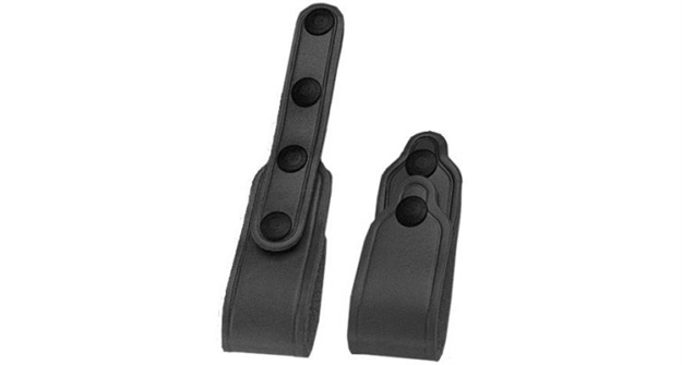 Picture of  Galco Mctdb Shoulder Tie Down Set  Black Leather Snap Mount Fits Miami Classic/Miami Classic II Shoulder System