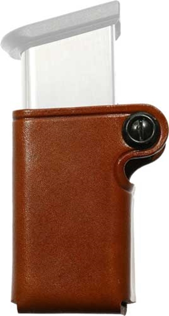 Picture of Galco Single Mag Pouch Leather 9/40 Double Stack Poly Mag Tan