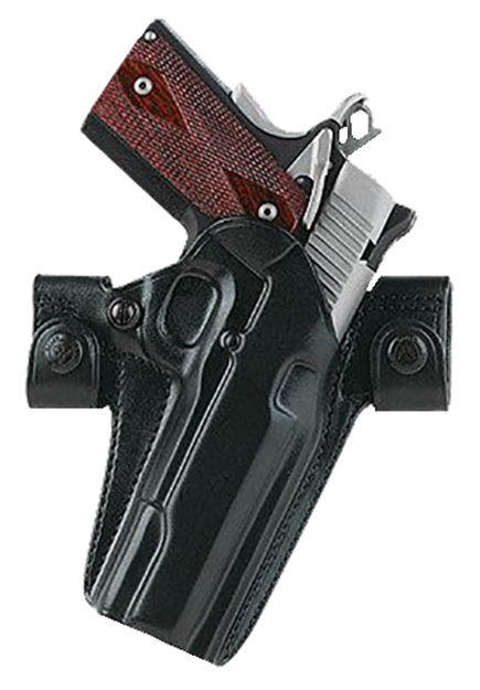Picture of Galco Sss158b Side Snap Scabbard 158B Fits UP TO 1.5" Belt Black Leather