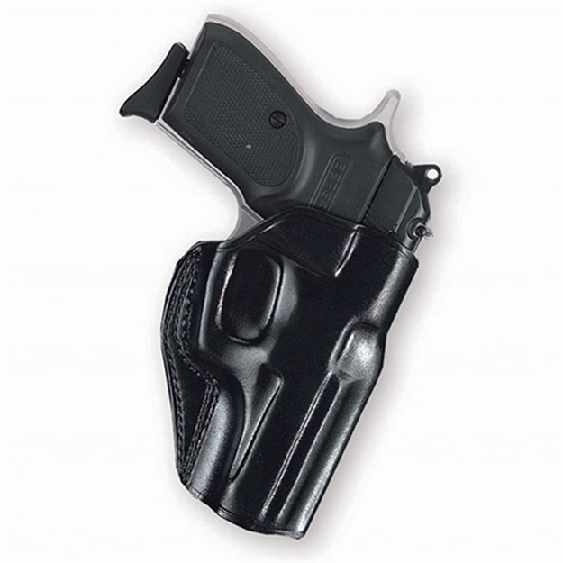 Picture of  Galco Sg226b Stinger  Owb Black Leather Compatible W/ Glock 32/Glock 19 Gen1-5/Glock 23 Gen2-5 Belt Loop Mount Right Hand