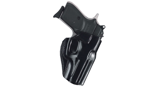 Picture of  Galco Sg662b Stinger  Owb Black Leather Belt Loop Fits Springfield Xds Fits FN 503 Right Hand
