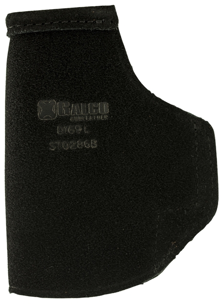 Picture of  Galco Sto286b Stow-N-Go  Iwb Black Leather Belt Clip Fits Glock 26 Gen3-5/27 Gen3-5/33 Right Hand