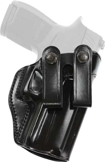 Picture of  Galco Sum664b Summer Comfort  Iwb Black Leather Belt Loop Fits Sig P938 Right Hand