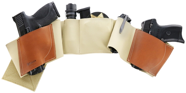 Picture of  Galco Uwerbkhlg Underwraps Elite Khaki Large Leather/Nylon Handgun
