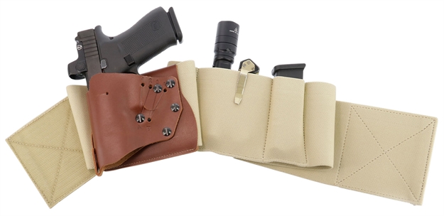 Picture of  Galco Uwerbkhmed Underwraps Elite Khaki Medium Leather/Nylon Handgun 601299024083