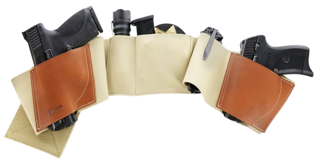 Picture of  Galco Uwkhlg2 Underwraps 2.0 Khaki Large Leather/Nylon Handgun