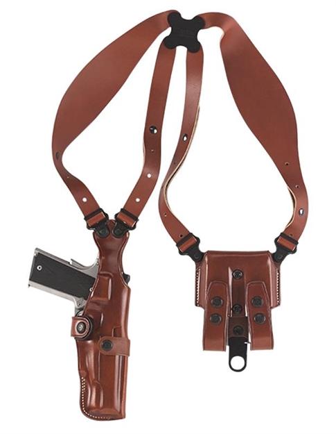 Picture of Galco Vhs170 Vertical Shoulder170 Adjustable Black Leather