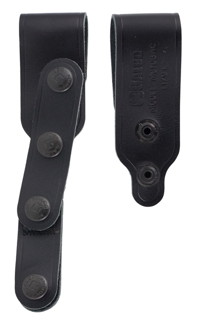 Picture of Galco Vhstdb Vhs Tie Down Set Leather Black